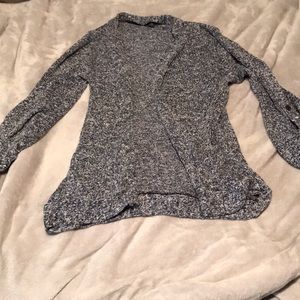 Grayish blue cardigan